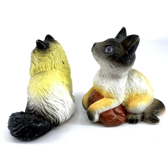 New Ray Novelty Cats Hollow Rubber Figure 3" Lot of 2 1990 - Picture 6 of 10